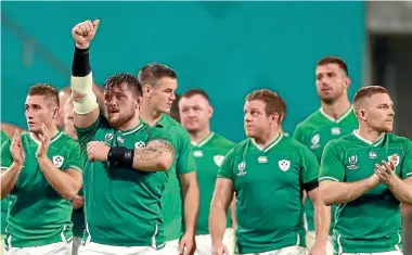  ?? PHOTOSPORT/GETTY IMAGES ?? The All Blacks and Ireland, and their coaches, know each other so well there’s unlikely to be any tactical surprises in tonight’s mouth-watering World Cup quarterfin­al in Tokyo.