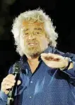  ?? Ansa ?? Comico Beppe Grillo