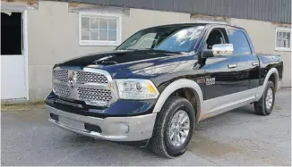  ?? Derek McNaughton/Postmedia News ?? The 2014 Ram 1500 EcoDiesel has power and smoothness — with mileage similar to a compact car.