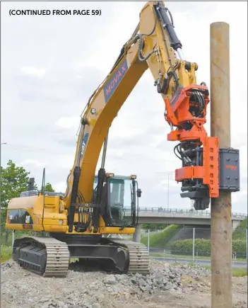  ??  ?? Talk to DM breaker about its range of Movax pile drivers.