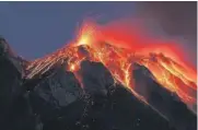  ?? GETTY IMAGES ?? Lava en el volcán Estrómboli, en Italia.