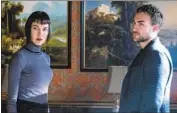  ?? Katie Yu Hulu ?? ESTRANGED SIBLINGS Ana ( Sydney Lemmon) and Daimon ( Tom Austen) reunite in “Helstrom.”