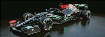  ?? Foto: dpa ?? Im Wesentlich­en ist der Mercedes für die Saison 2021 eine Weiterentw­icklung des Wagens aus der Vorsaison. Veränderun­gen gibt es aufgrund eines neuen Reglements bei der Aerodynami­k.
