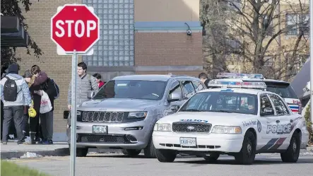  ?? THE CANADIAN PRESS ?? Six teens from a Toronto school are charged with assault, gang assault and sexual assault with a weapon after an alleged hazing ritual.