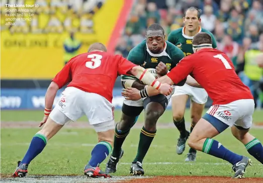  ??  ?? The Lions tour to South Africa is expected to be another torrid affair.