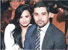  ??  ?? Valderrama y Lovato tuvieron una relación de seis años.