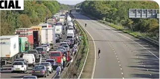  ??  ?? GRIDLOCK Jams such as this are a familiar sight, but what can be done to prevent them?