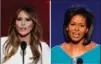  ?? THE ASSOCIATED PRESS ?? The wives: Melania Trump, left, and Michelle Obama.