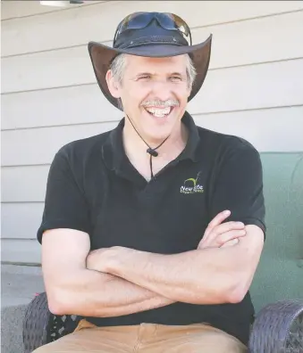  ?? NEW LIFE ORGANIC FOODS ?? David Witzaney owns New Life Organic Foods with his wife Valerie and their children. Using cattle in the crop rotations, along with intensive grazing has improved soil health.