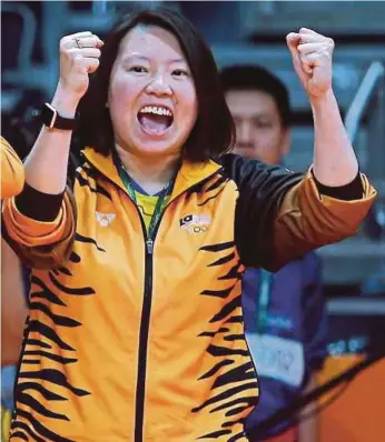  ??  ?? Head coach Chin Eei Hui is expecting more from her charges next year.