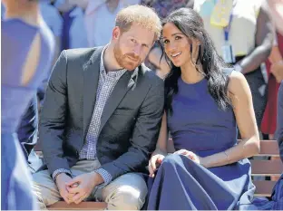  ?? REUTERS ?? Prince Harry and Meghan Markle, the Duchess of Sussex.