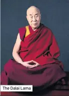  ??  ?? The Dalai Lama