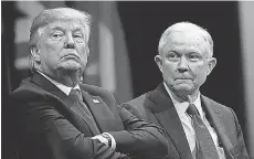  ?? EVAN VUCCI/AP ?? President Trump has been critical of the Justice Department and FBI under Attorney General Jeff Sessions.