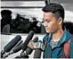  ?? BILLY H.C. KWOK/GETTY ?? Taiwan seeks Chan Tongkai, 24, who is accused of killing his girlfriend. Hong Kong refuses to recognize Taiwan’s legal authority.