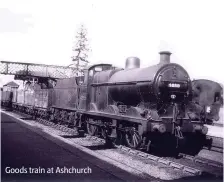  ??  ?? Goods train at Ashchurch