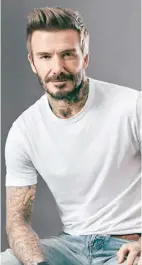  ?? PHOTOGRAPH COURTESY OF IG/DAVIDBECKH­AM ?? FOOTBALL star David Beckham will have his own Netflix docuseries.