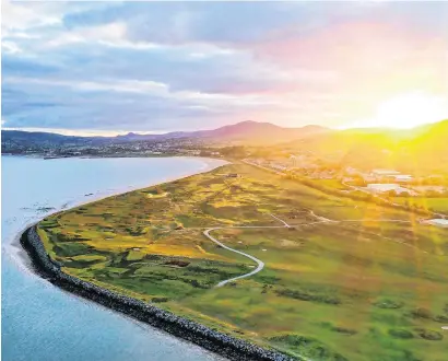  ?? STEPHEN McCARTHY/SPORTSFILE ?? North West Golf Club in Lisfannon, Co Donegal as it prepares to re-open on Monday