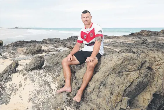  ?? Picture: RICHARD GOSLING ?? Former NRL player Dayne Weston is keen to help build Currumbin’s profile in 2018.