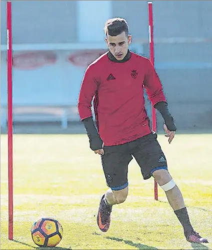 ?? FOTO: OSASUNA ?? Terminó el culebrón Berenguer será nuevo jugador del Torino tras el acuerdo de venta entre Osasuna y el club italiano