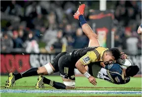  ??  ?? Ardie Savea plays well above his weight.