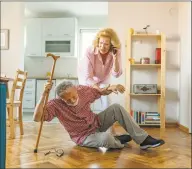  ?? RealPeople­Group / Getty Images ?? Most falls happen at home, but there are simple changes you can make to reduce your risk.