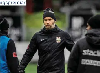  ?? FOTO: STEFAN KÄLLSTIGEN ?? Olof Mellberg vill fortsätta träna BP även nästa säsong.