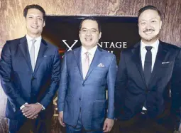  ?? ?? The men behind Vintage Grail: Jesse Maxwell, Paolo Martel, Francis Varona