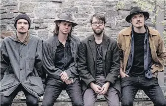  ??  ?? Folk-rock group Half Moon Run performs Tuesday at the Royal Theatre.