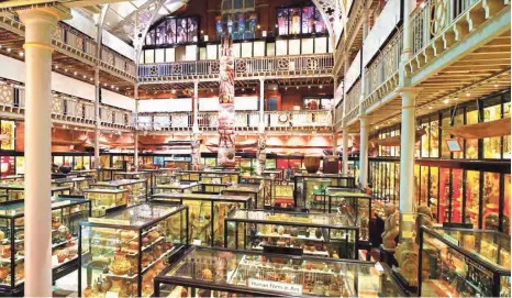  ?? PHOTO: ?? The entire collection of global curiosisti­es has about 500,000 items Pitt Rivers Museum