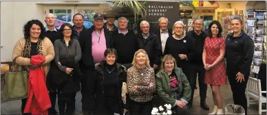  ??  ?? Members of the SKIN (Short Food Knowledge and Innovation Network) group from West Kerry with Darina Allen and her husband Tim in Ballymaloe last Thursday.