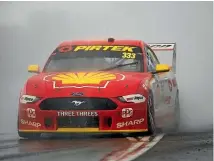  ?? GETTY IMAGES ?? Fabian Coulthard knows the challenges of driving in wet conditions.