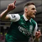  ??  ?? Anthony Stokes spent part of last season on loan at Hibs