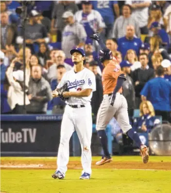  ?? GINA FERAZZI L.A. TIMES FILE ?? Yu Darvish tried to pitch the Dodgers to a World Series title in 2017 but they lost to the Astros.