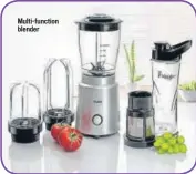  ??  ?? Multi-function blender