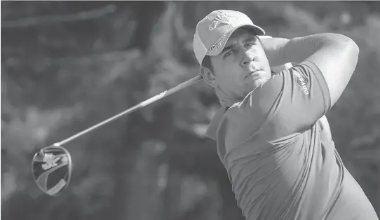  ?? WAYNE CUDDINGTON ?? Mitch Grassing, a 22-year-old Carleton University student, came second in the World Long Drive championsh­ip earlier this month, crushing one semifinal shot 437 yards.