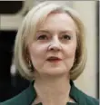  ?? Associated Press ?? Former British Prime Minister Liz Truss