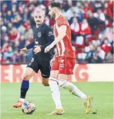  ?? J. SÁNCHEZ ?? Leo Baptistao y Griezmann en el Mediterrán­eo.