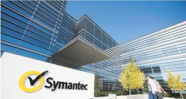  ?? Michal Czerwonka / New York Times ?? Broadcom, which failed to win government approval of a bid for Qualcomm, is now eyeing Symantec.