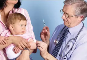  ??  ?? > The vaccinatio­n rate is down to 87.6 per cent – below the national average