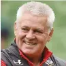  ??  ?? Upbeat: Warren Gatland