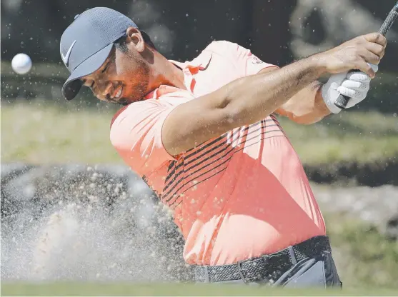  ??  ?? Jason Day practises yesterday for the Dell Technologi­es Match Play Championsh­ip at Austin County Club in Texas. Picture: AP PHOTO