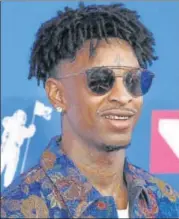  ?? PHOTO: ANDREW KELLY/REUTERS ?? 21 Savage was nominated at this year’s Grammy, along with Post Malone, for their song Rockstar