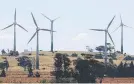  ??  ?? GREEN POWER: Wind turbines at the Windy Hill wind farm near Ravenshoe.