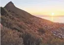  ??  ?? GOLDEN DELICIOUS. Sunset from Signal Hill.