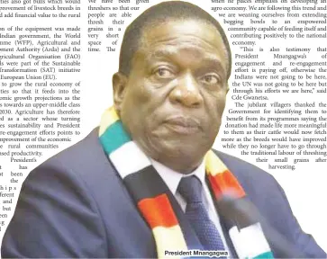  ?? ?? President Mnangagwa