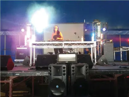  ?? Photograph: Luke Davids ?? Researcher Rebecca Poulsen in her DJ life.