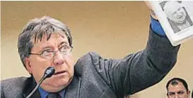  ?? (LA VOZ / ARCHIVO) ?? Humberto Roggero. El candidato cordobés corre con el apoyo del senador Miguel Piccheto y con la oposición de Elisa Carrió.