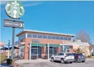  ?? STAFF PHOTO BY MIKE PARE ?? A Starbucks cafe on Highway 153 near the Books-A-Million will be joined by another about a mile away on the Hixson artery this summer.