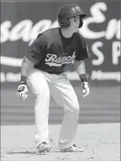  ?? Steve Saenz Rancho Cucamonga Quakes ?? A BACKGROUND as a sprinter was a factor in Robbie Garvey’s first promotion to double-A ball at 26.