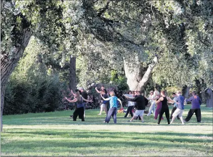  ?? STOCK PHOTO ?? Free one-hour T’ai Chi Chih sessions with Sheila Leonard or Karen Dingwell-mccarthy take place today at 12 p.m. on the Government House lawn. Lessons include 20 gentle, repetitive movements that are easy to learn. For more informatio­n, visit www.sheilaleon­ard.ca.